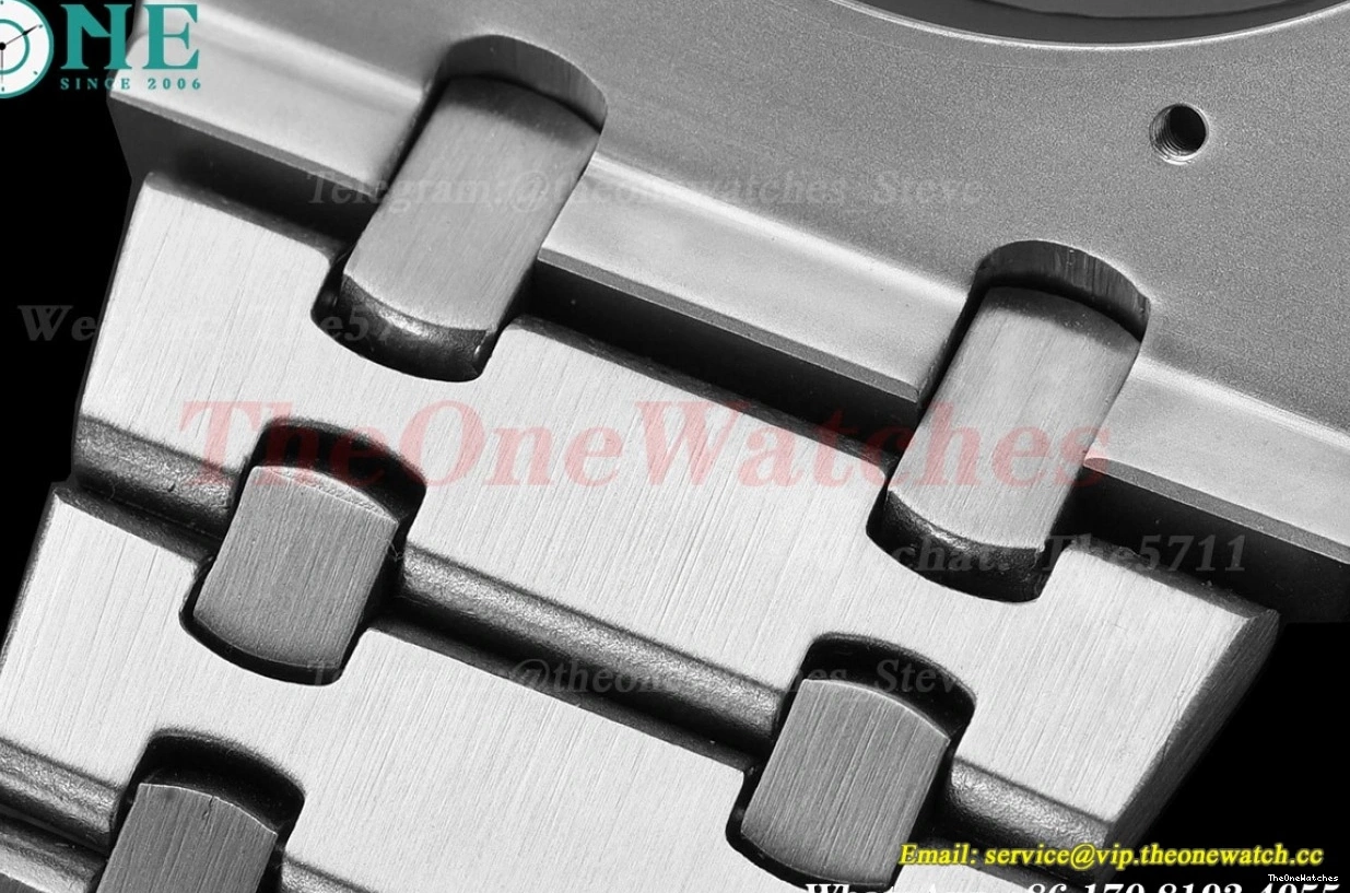 SS 41mm Dial GDF Royal Grey MY8215 15202 Oak SS 0121